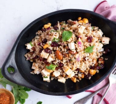 Nuts for Life - Nutty rice and lentil salad